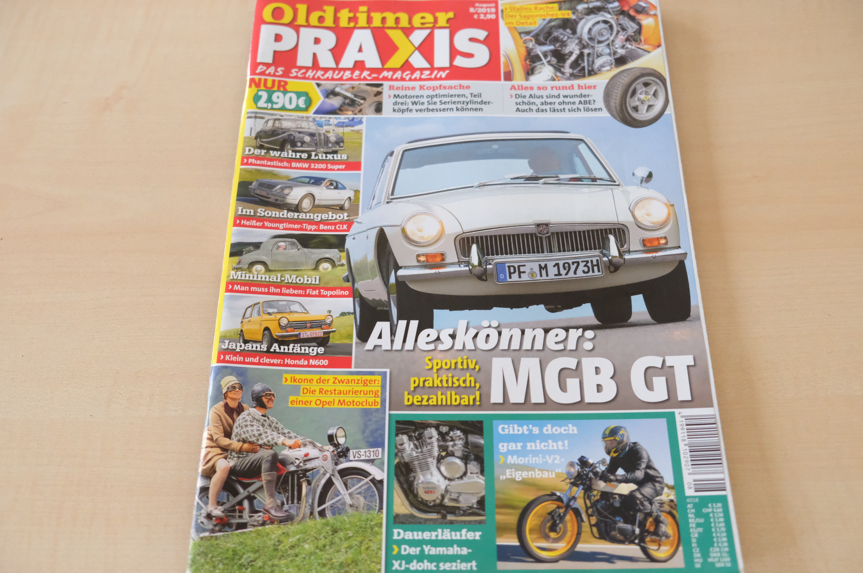 Deckblatt Oldtimer Praxis (08/2019)